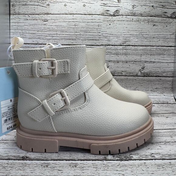 Cat & Jack Toddler Girls Evie Buckle Boots - Picture 2 of 6